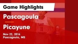 Pascagoula  vs Picayune Game Highlights - Nov 22, 2016