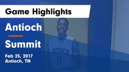 Antioch  vs Summit  Game Highlights - Feb 25, 2017
