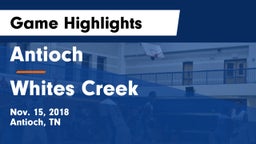 Antioch  vs Whites Creek  Game Highlights - Nov. 15, 2018