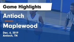 Antioch  vs Maplewood  Game Highlights - Dec. 6, 2019