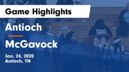 Antioch  vs McGavock  Game Highlights - Jan. 24, 2020