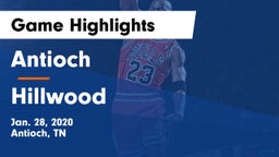 Antioch  vs Hillwood  Game Highlights - Jan. 28, 2020