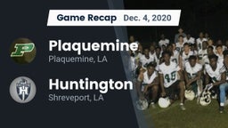 Recap: Plaquemine  vs. Huntington  2020