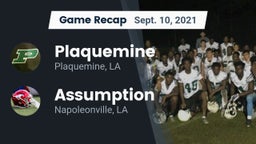 Recap: Plaquemine  vs. Assumption  2021