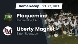 Recap: Plaquemine  vs. Liberty Magnet  2021