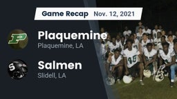 Recap: Plaquemine  vs. Salmen  2021