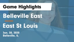 Belleville East  vs East St Louis Game Highlights - Jan. 30, 2020