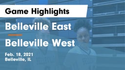 Belleville East  vs Belleville West  Game Highlights - Feb. 18, 2021