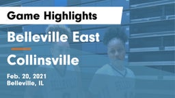 Belleville East  vs Collinsville  Game Highlights - Feb. 20, 2021