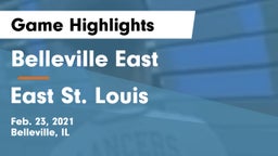 Belleville East  vs East St. Louis  Game Highlights - Feb. 23, 2021