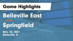 Belleville East  vs Springfield  Game Highlights - Nov. 23, 2021