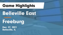 Belleville East  vs Freeburg  Game Highlights - Dec. 27, 2021