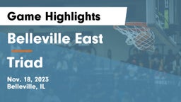Belleville East  vs Triad  Game Highlights - Nov. 18, 2023
