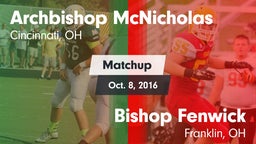 Matchup: Archbishop vs. Bishop Fenwick  2016