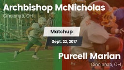 Matchup: Archbishop vs. Purcell Marian  2017