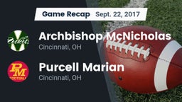 Recap: Archbishop McNicholas  vs. Purcell Marian  2017
