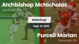 Matchup: Archbishop vs. Purcell Marian  2018
