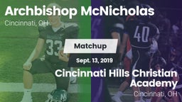 Matchup: Archbishop vs. Cincinnati Hills Christian Academy 2019