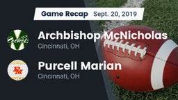 Recap: Archbishop McNicholas  vs. Purcell Marian  2019