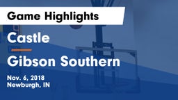 Castle  vs Gibson Southern  Game Highlights - Nov. 6, 2018