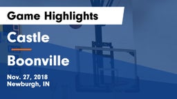Castle  vs Boonville  Game Highlights - Nov. 27, 2018