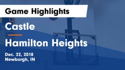 Castle  vs Hamilton Heights Game Highlights - Dec. 22, 2018