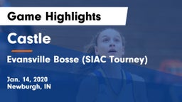 Castle  vs Evansville Bosse (SIAC Tourney) Game Highlights - Jan. 14, 2020