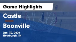 Castle  vs Boonville  Game Highlights - Jan. 30, 2020