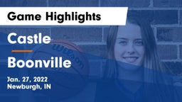 Castle  vs Boonville  Game Highlights - Jan. 27, 2022