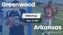 Matchup: Greenwood High vs. Arkansas  2017