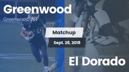 Matchup: Greenwood High vs. El Dorado 2018