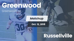 Matchup: Greenwood High vs. Russellville 2018
