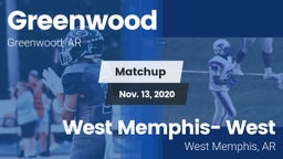 Matchup: Greenwood High vs. West Memphis- West 2020