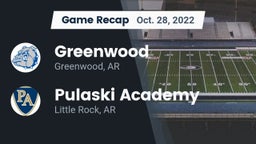 Recap: Greenwood  vs. Pulaski Academy 2022