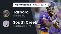 Recap: Tarboro  vs. South Creek  2017