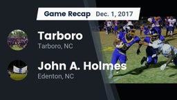 Recap: Tarboro  vs. John A. Holmes  2017