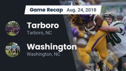 Recap: Tarboro  vs. Washington  2018