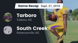 Recap: Tarboro  vs. South Creek  2018