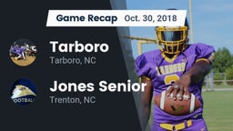 Recap: Tarboro  vs. Jones Senior  2018
