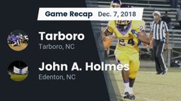 Recap: Tarboro  vs. John A. Holmes  2018