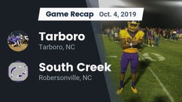 Recap: Tarboro  vs. South Creek  2019