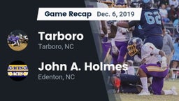 Recap: Tarboro  vs. John A. Holmes  2019