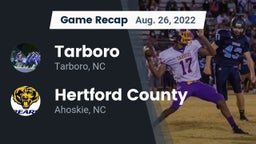 Recap: Tarboro  vs. Hertford County  2022