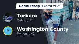 Recap: Tarboro  vs. Washington County  2022