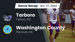 Recap: Tarboro  vs. Washington County  2023
