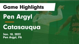 Pen Argyl  vs Catasauqua  Game Highlights - Jan. 18, 2022