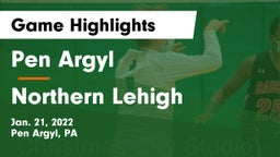 Pen Argyl  vs Northern Lehigh  Game Highlights - Jan. 21, 2022