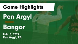 Pen Argyl  vs Bangor  Game Highlights - Feb. 5, 2022