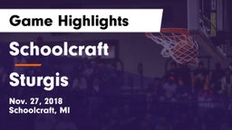 Schoolcraft vs Sturgis  Game Highlights - Nov. 27, 2018