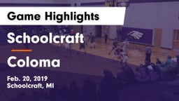 Schoolcraft vs Coloma Game Highlights - Feb. 20, 2019